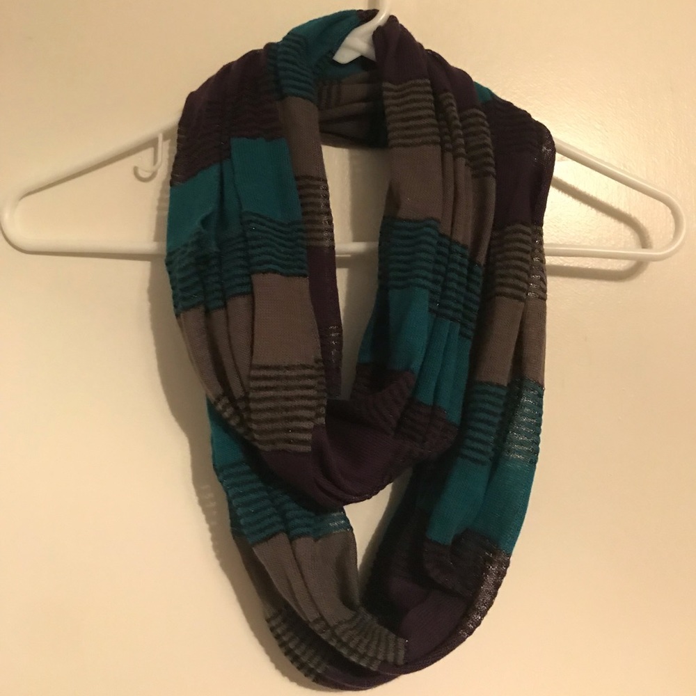 Striped Infinity Scarf